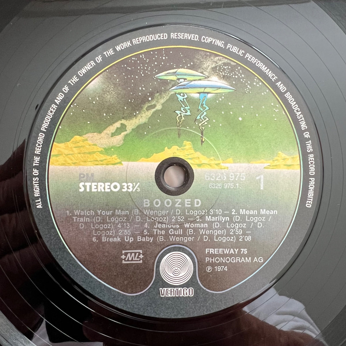 Freeway 75 - Boozed / 1. Swiss-Press. 1974 - (M-/VG++)