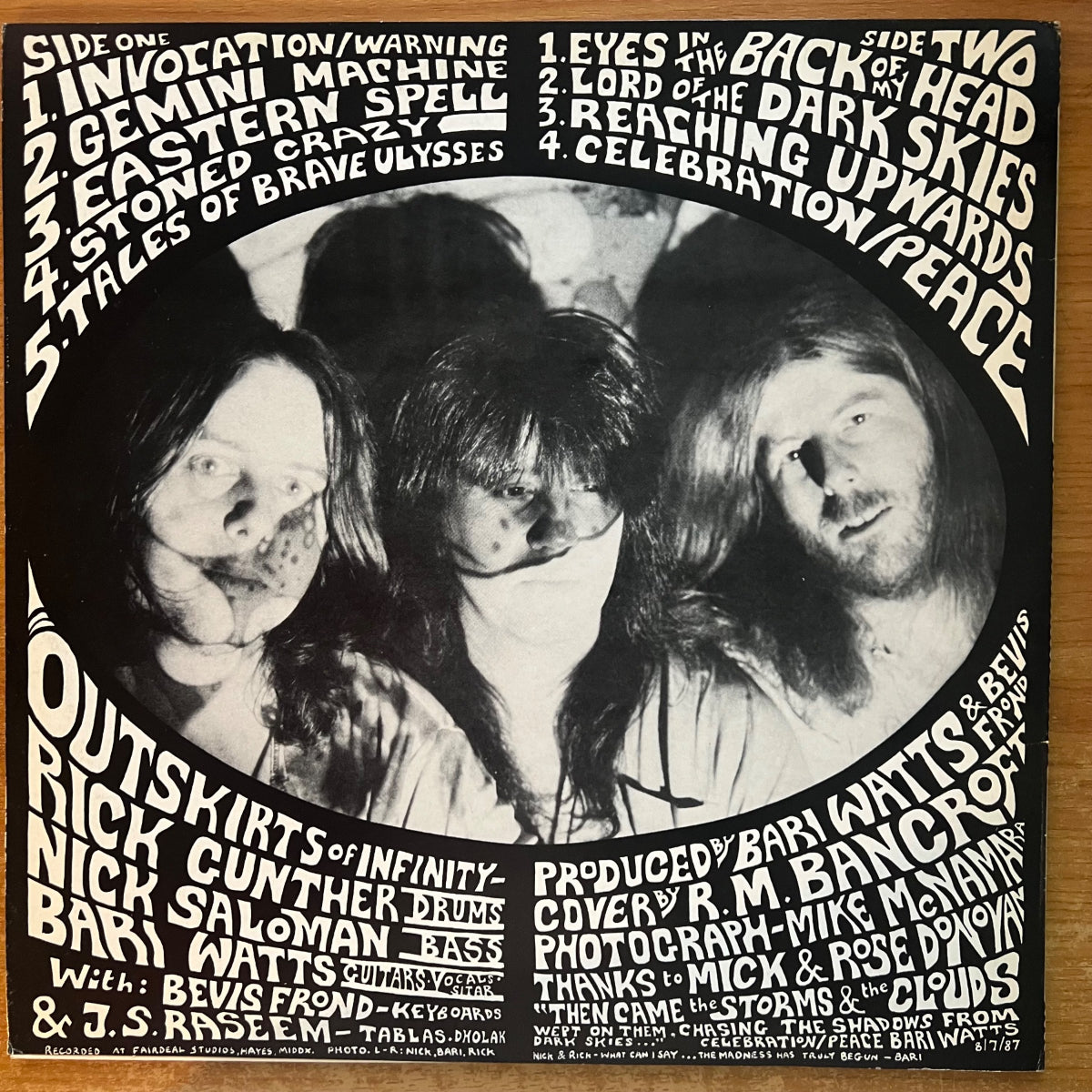Outskirts Of Infinity - Lord Of The Dark Skies / 1. UK-Press. 1987 - (M-/M-)
