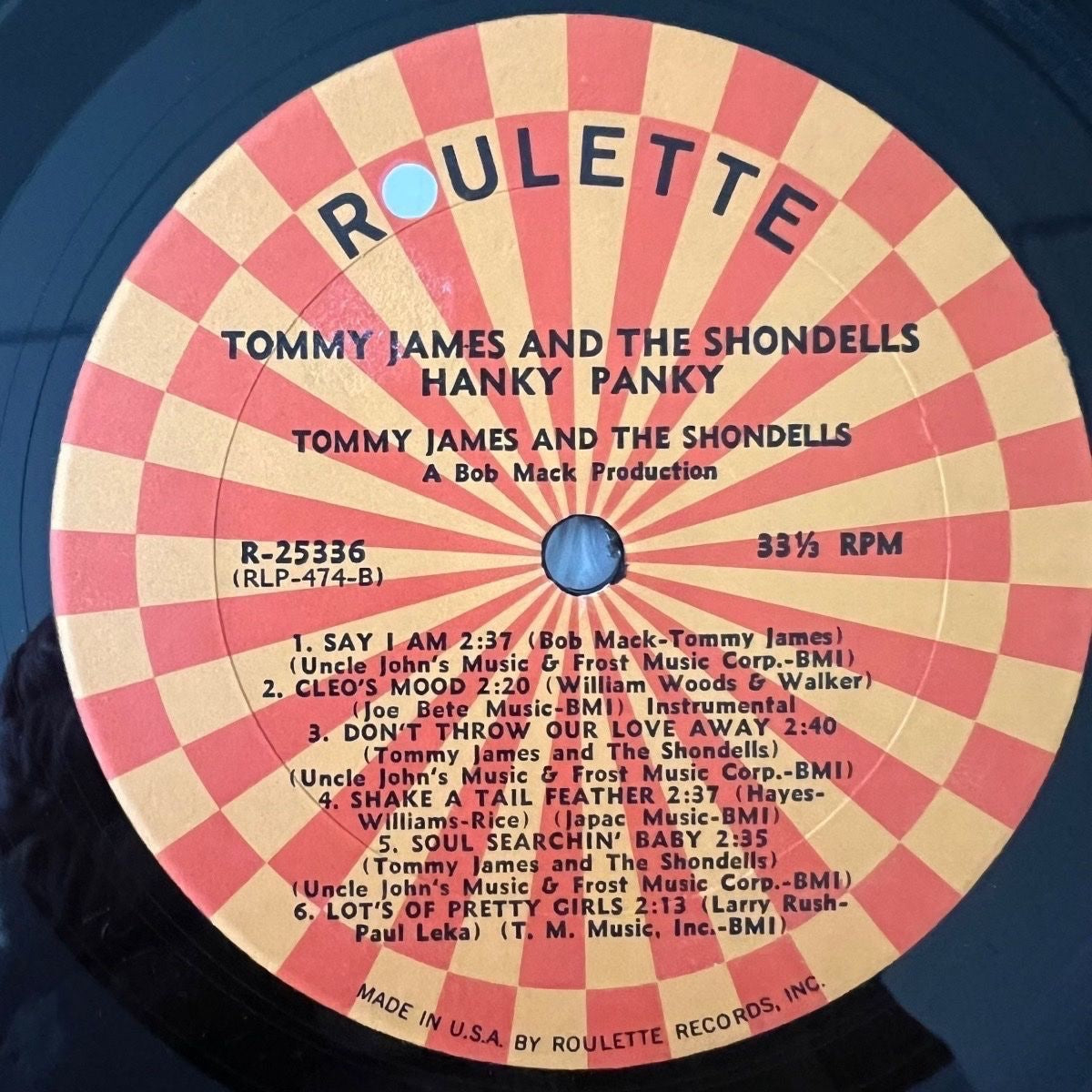 Tommy James & The Shondells - Hanky Panky / 1. US-Press 1966 - (M-/VG+)