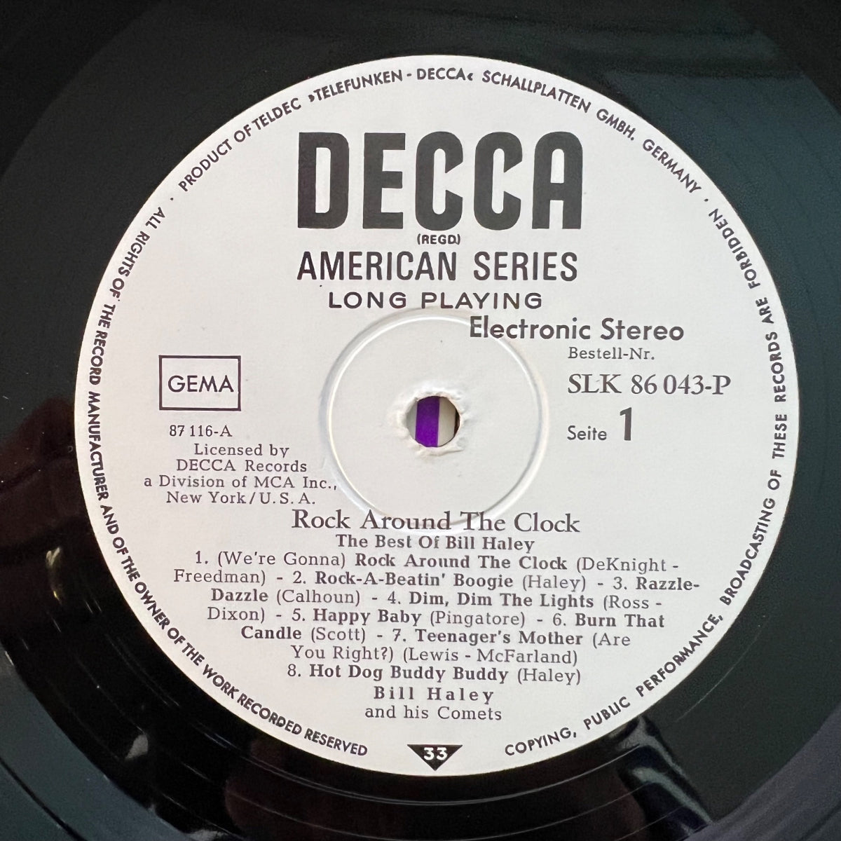 Bill Haley - Rock Around The Clock (The Best Of ) / 1. D-Press. 1968 - (M-/M-)
