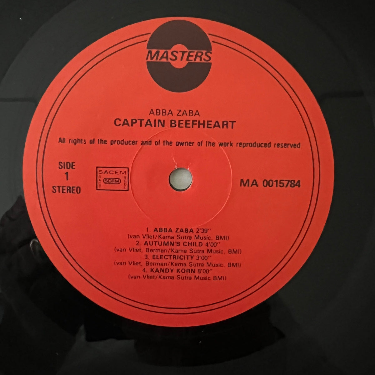 Captain Beefheart -. Abba Saba / NL-Press. 1988 - (M-/VG++)