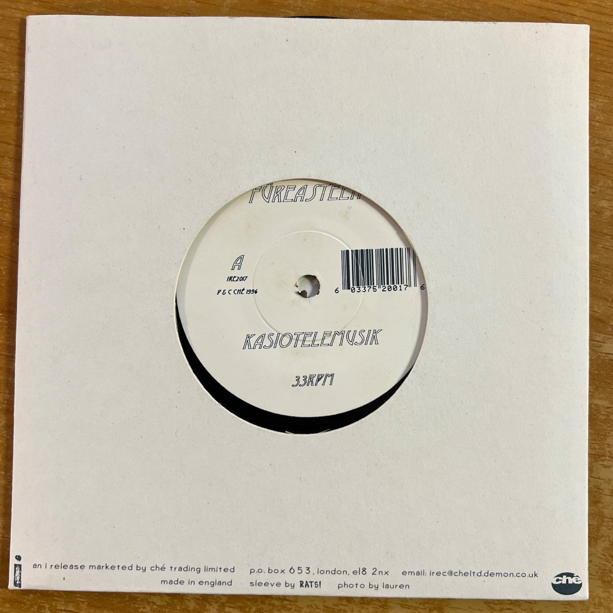 Füreasteen - Electric Zen Sound / 1. UK-Press. 1996 - (M-/Mint)