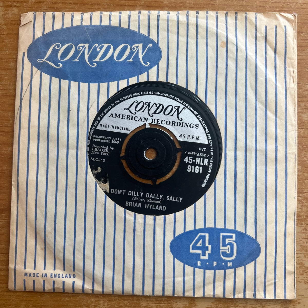 Brian Hyland - Itsy Bitsy Teenie Weenie Yellow.. / 1. UK-Press. 1960 - (VG+/VG+)