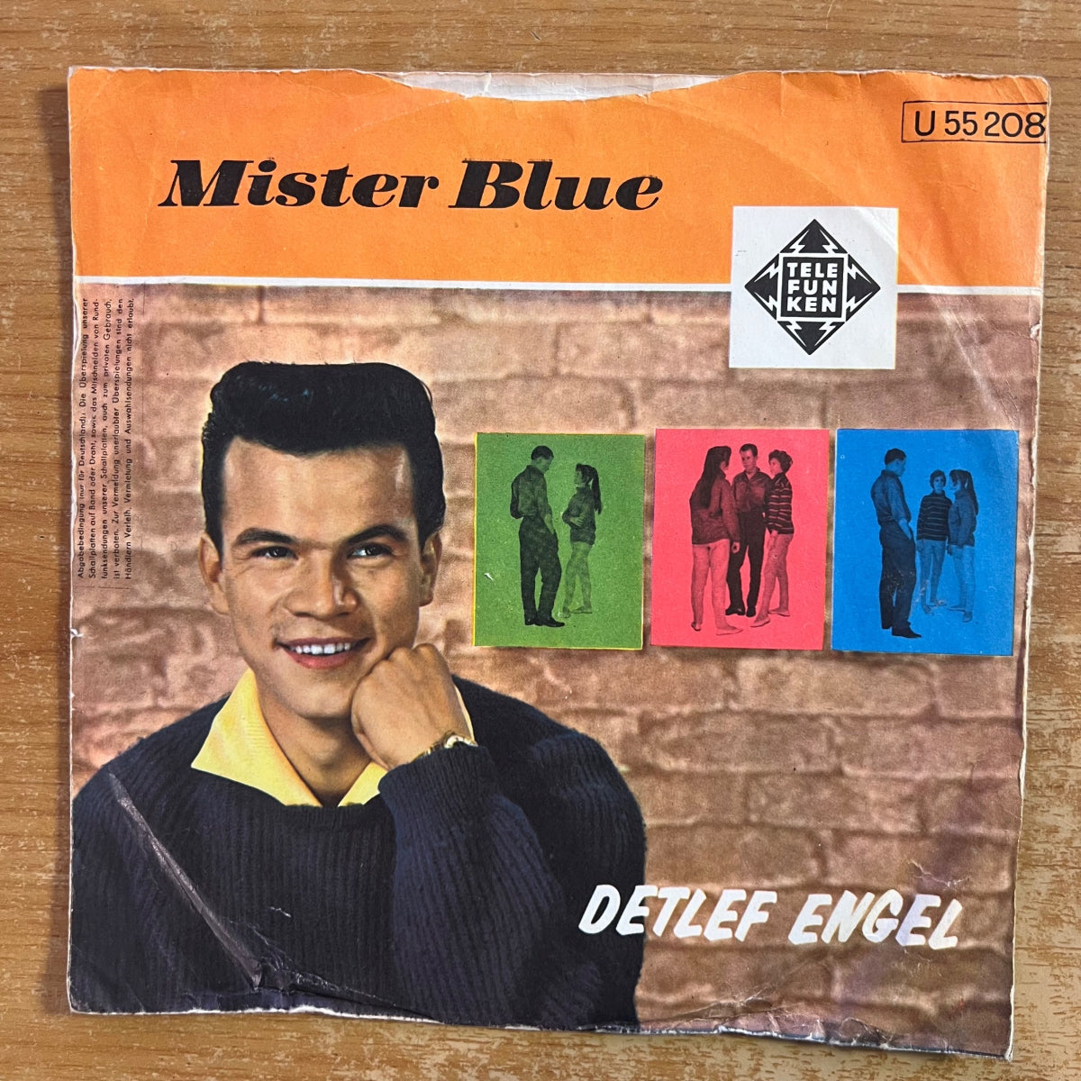 Detlef Engel - Mister Blue / 1. D-Press. 1959 - (VG+/VG+)