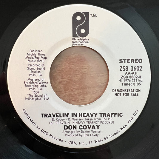 Don Covay - Travelin' In Heavy Traffic / US-Promo 1976 - (M-/Neutral)