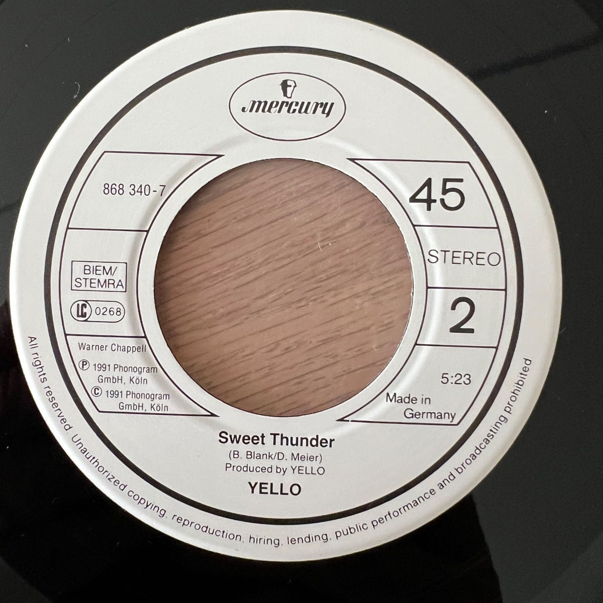 Yello - Rubberbandman / 1. D-Press. 1991 - (M-/VG++)