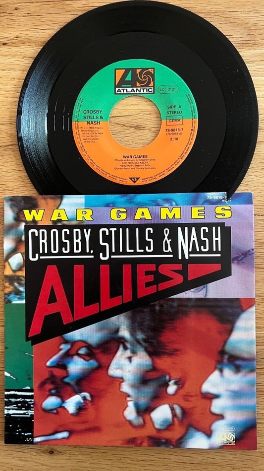 Crosby, Stills & Nash - War Games / 1. D-Press. 1983 - (M-/VG++)