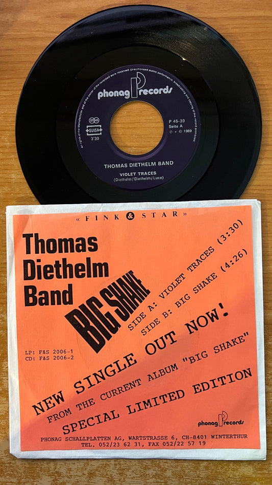 Thomas Diethelm Band - Big Shake / 1. Swiss-Press. 1989 - (M-/VG++)