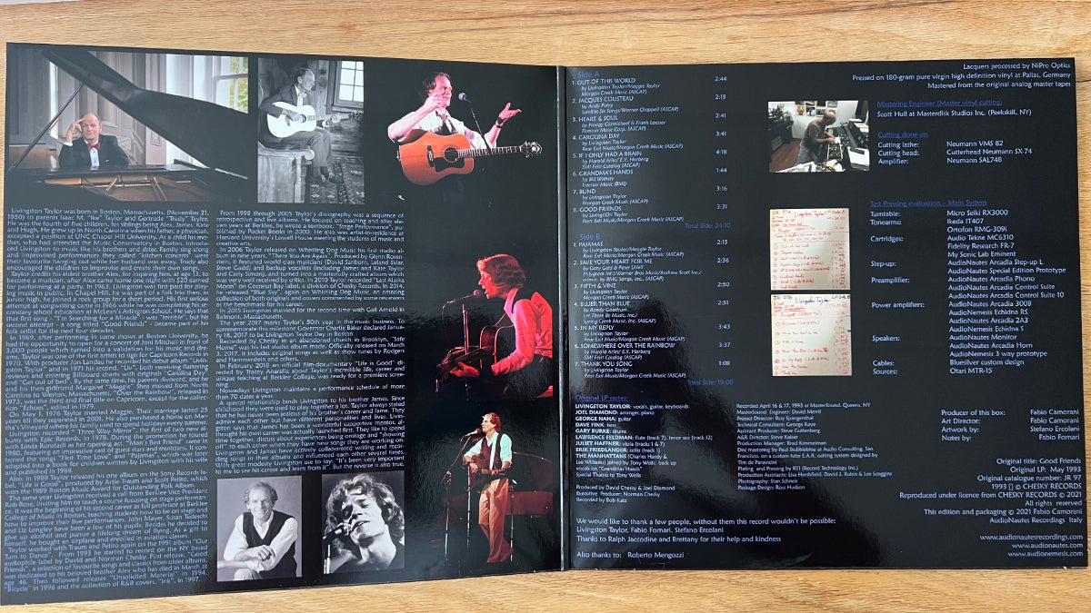 Livingston Taylor - Good Friends / Audiophile US-Press. 2021 - (Mint/M-)