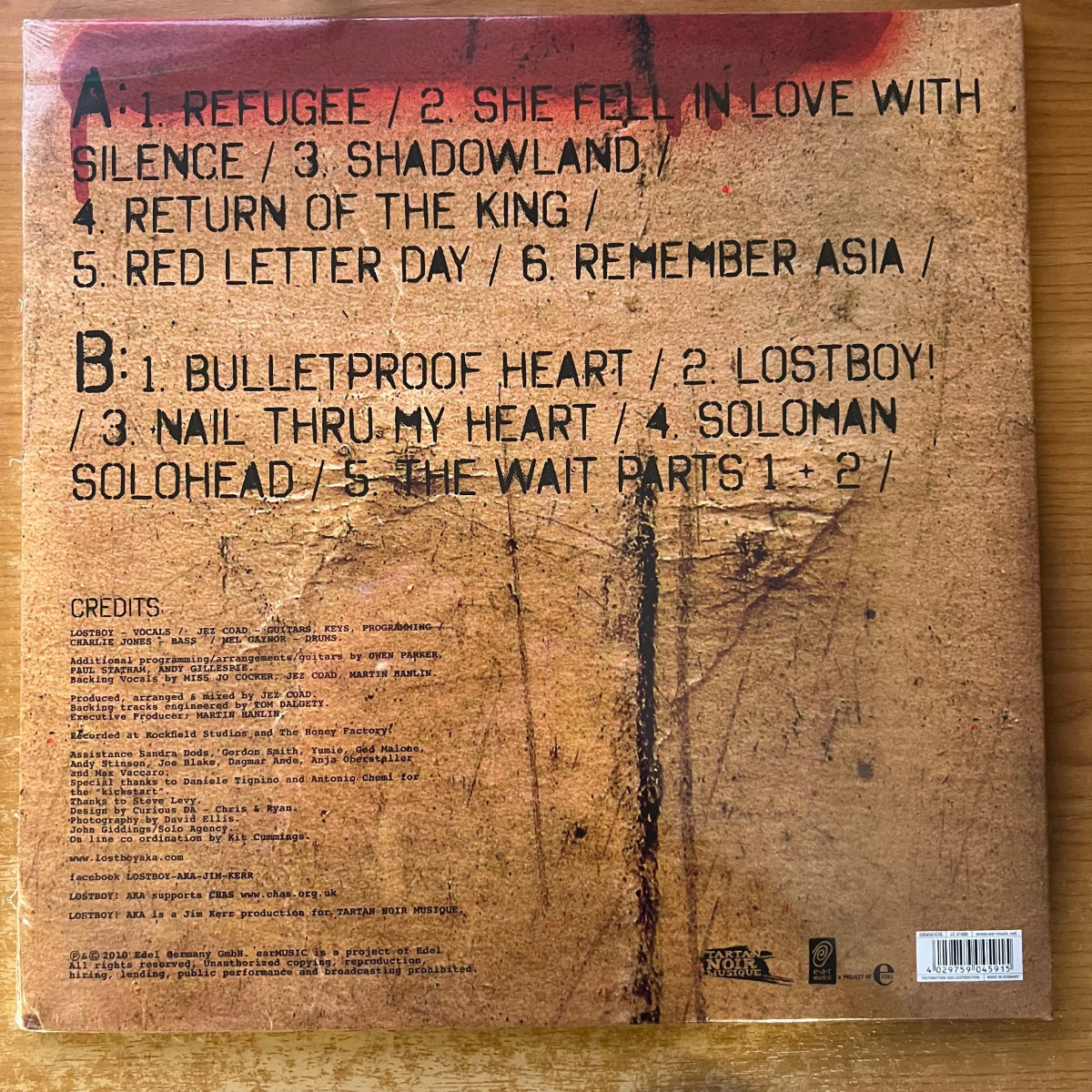 Lostboy! A.K.A Jim Kerr - Same / 1. EU-Press. 2010 - NEW
