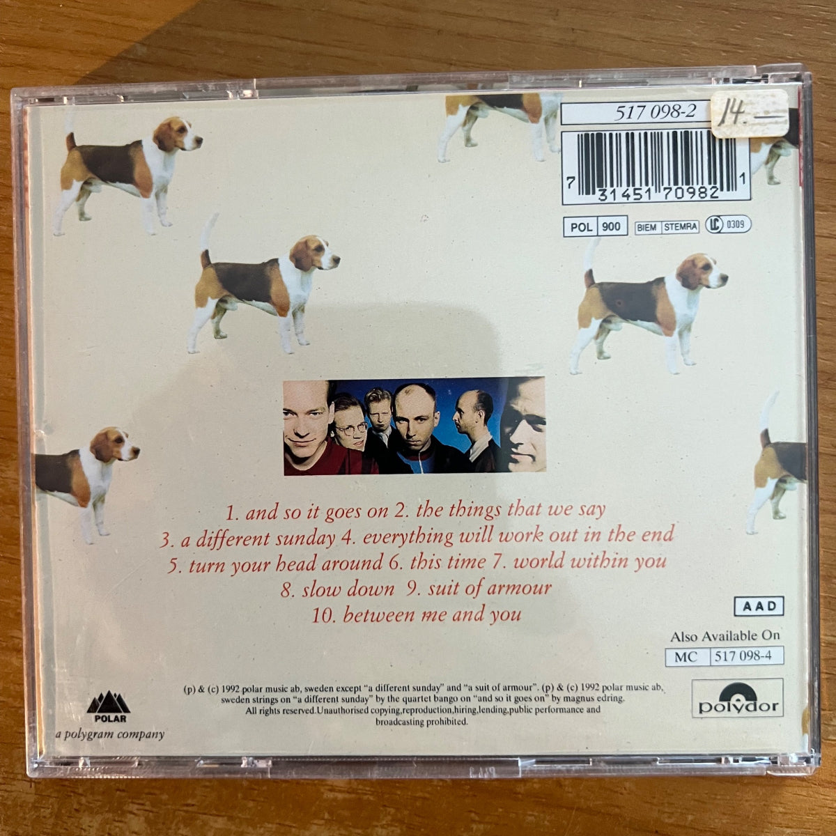 Beagle - Sound On Sound / CD - 1. EU-Press. 1992 - (M-/M-)