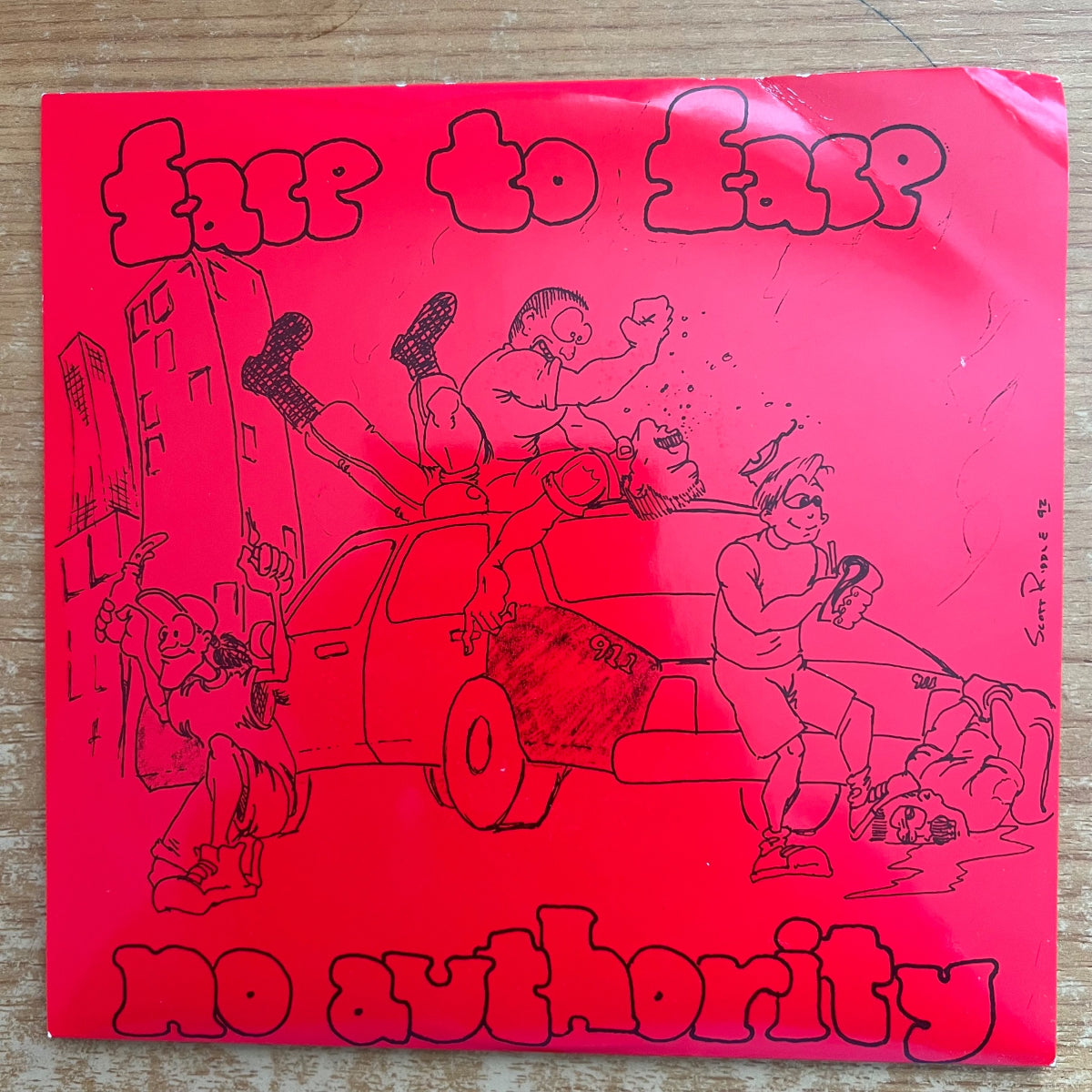 Face à Face - Sans Autorité / 1. Pressage américain. 1992 - 3 titres - (M-/VG+)