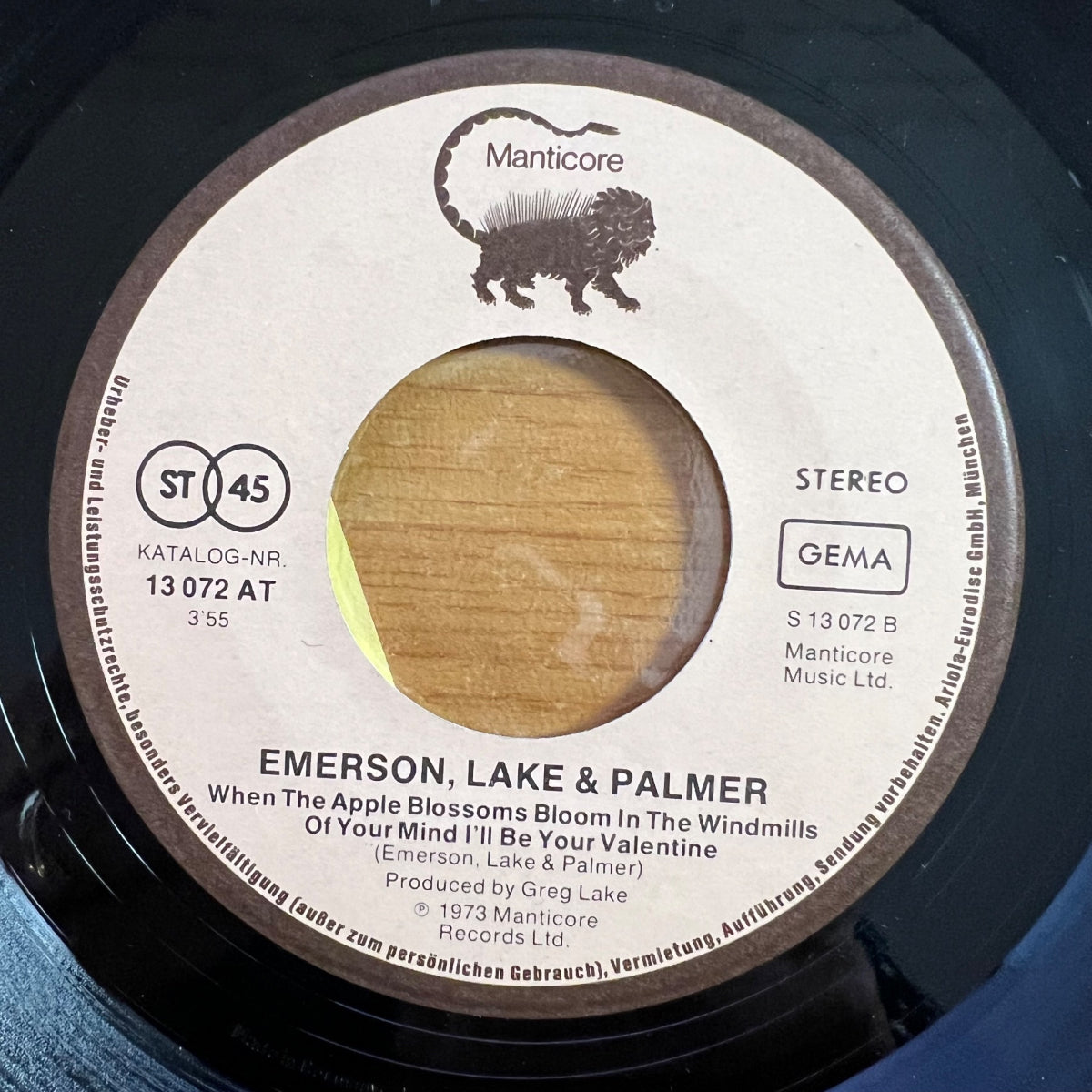 Emerson, Lake & Palmer - Jerusalem / 1. D-Press. 1973 - (VG++/VG+)