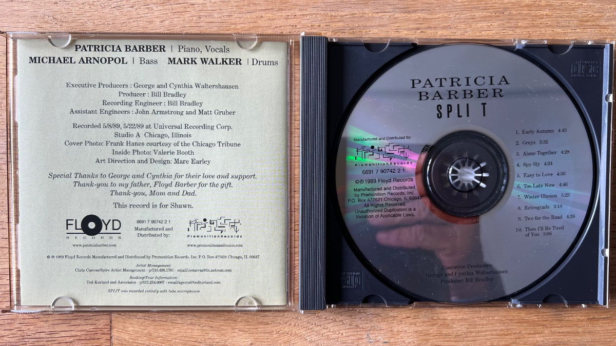 Patricia Barber - Split / CD - Pressage américain. 2004 - (M-/M-)