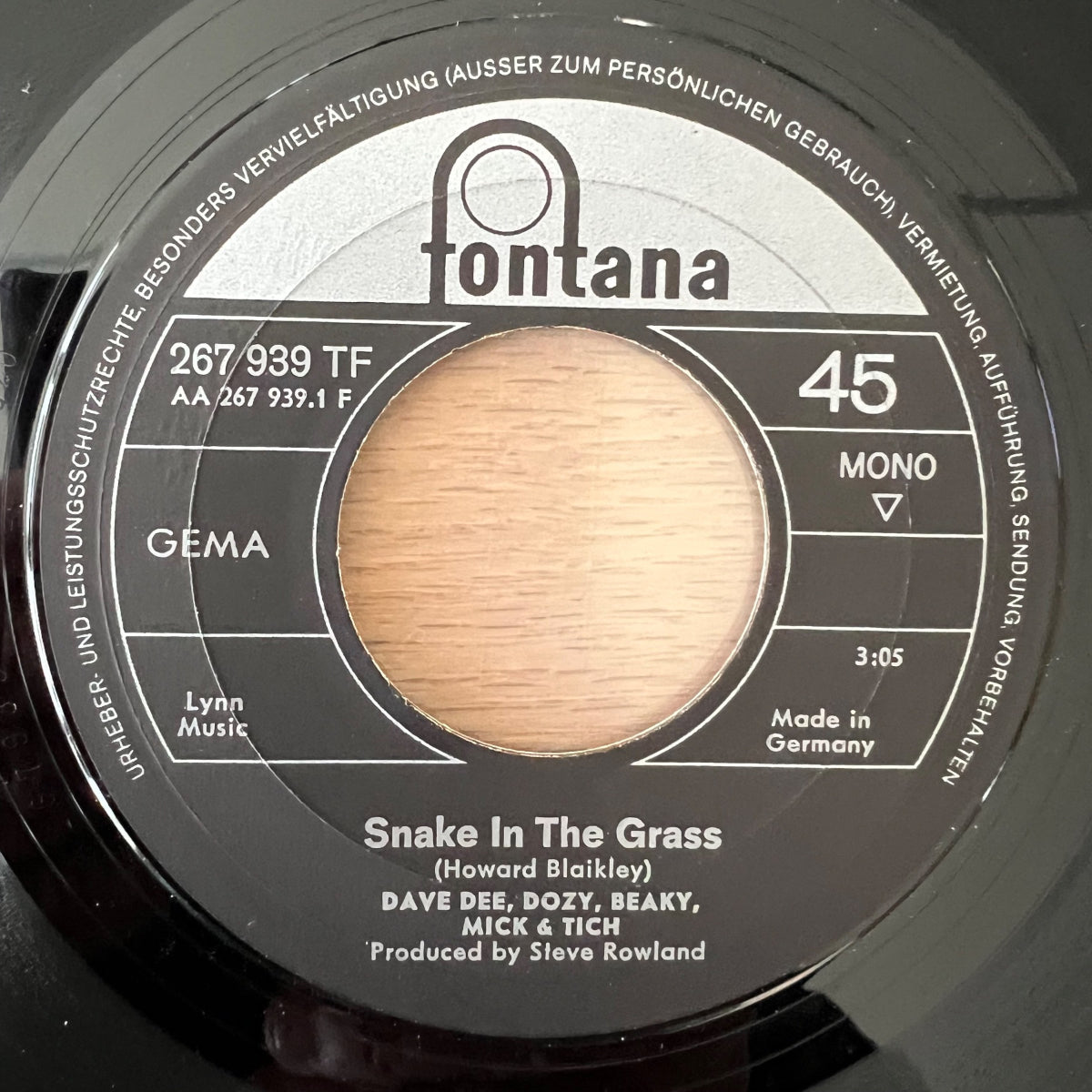 Dave Dee, Dozy, Beaky, Mick & Tich - Snake In The Grass / 1. D-Press. 1969 - (VG+/G+)