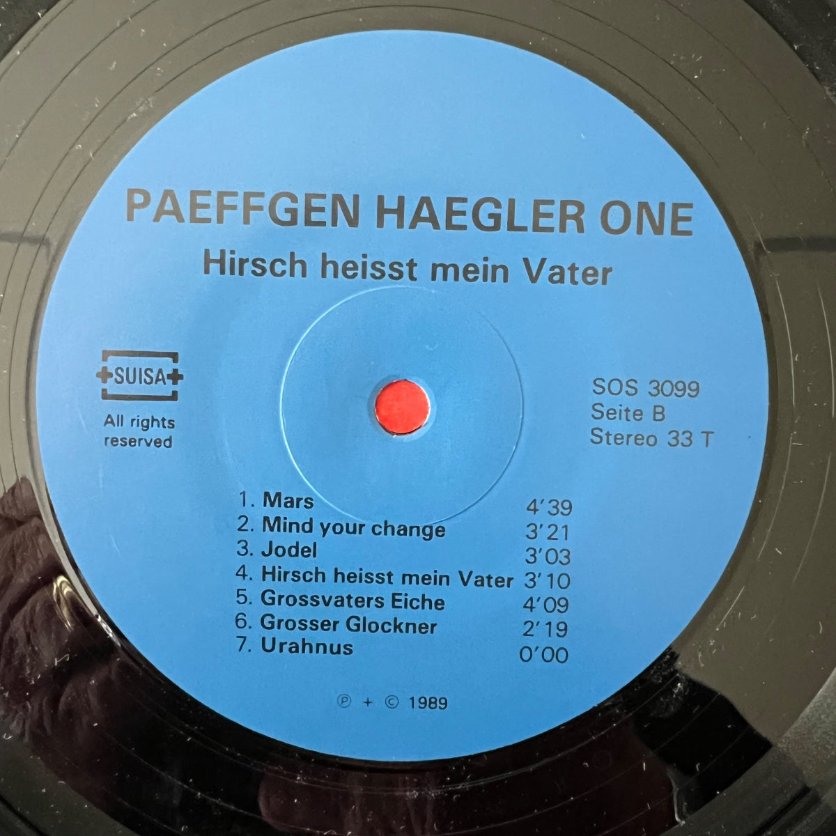 Paeffgen Häkle One - Hirsch Heisst Mein Vater / 1. Swiss-Press. 1989 - (VG++/VG++)