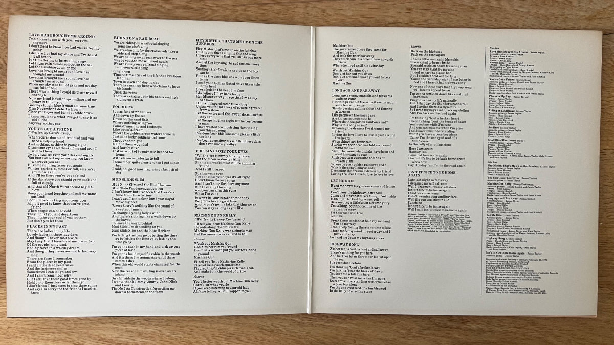 James Taylor - Mude Slide Slim / US-Press. RE von 1971 - (M-/M-)