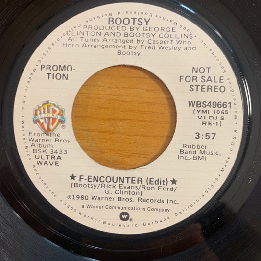 Bootsy Collins - F-Encounter / US-Promo 1980 - (M-/Neutral)