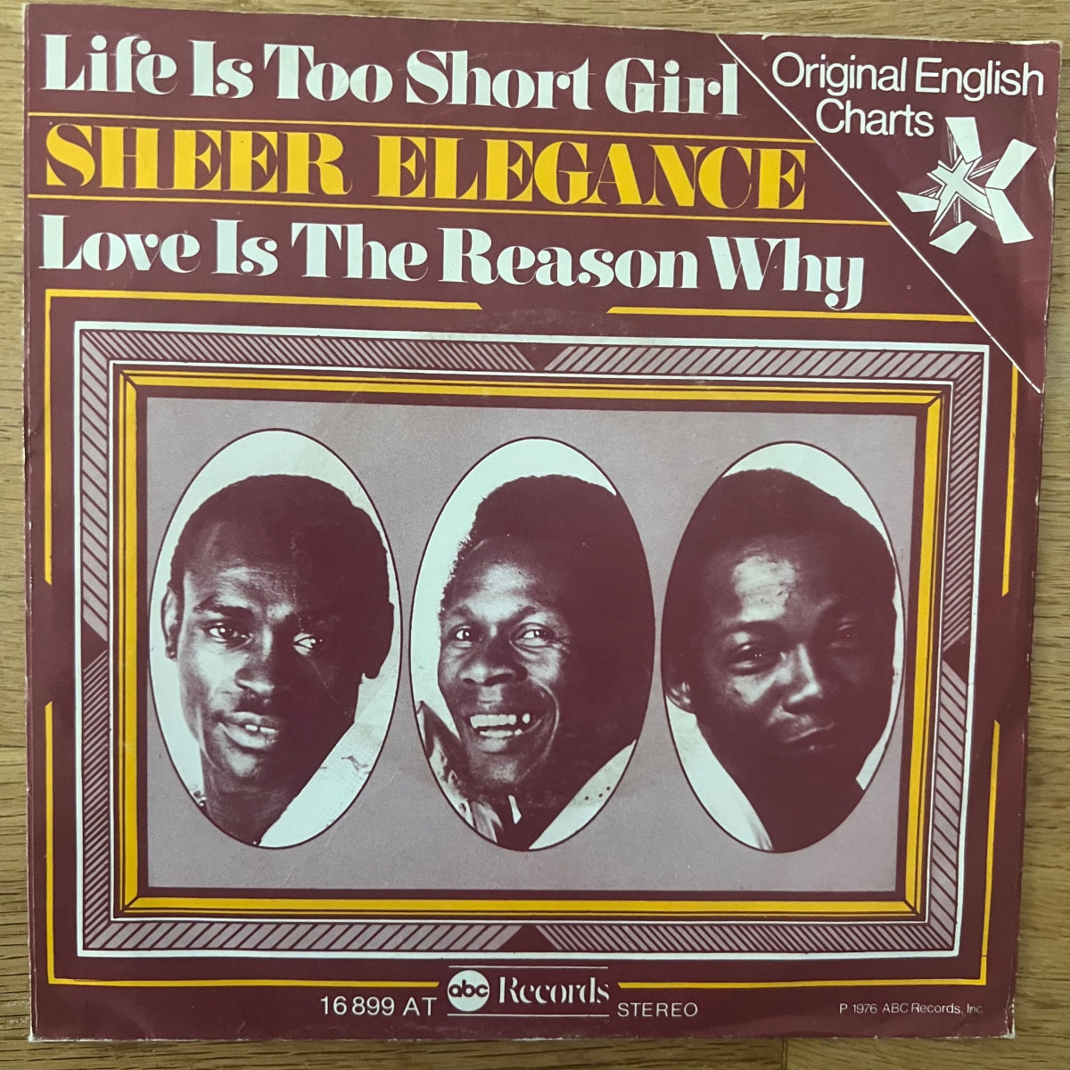 Sheer Elegance - Life Is Too Short Girl / 1. D-Press. 1976 - (M-/VG+)