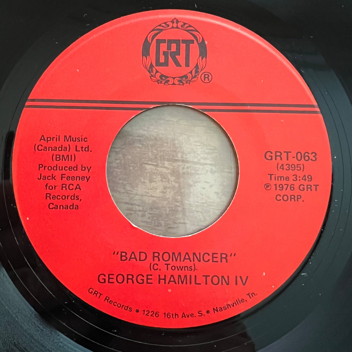 George Hamilton IV - Bad Romancer / 1. US-Press. 1976 - (M-/Neutral)