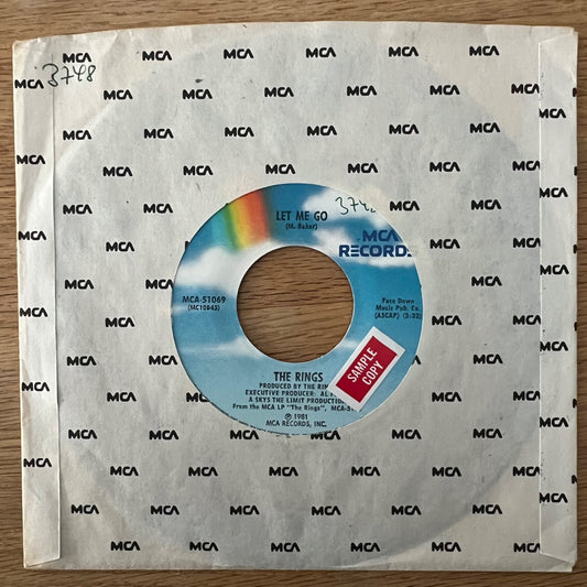 Rings - Let Me Go / 1. US-Press. 1981 - (M-/VG++)