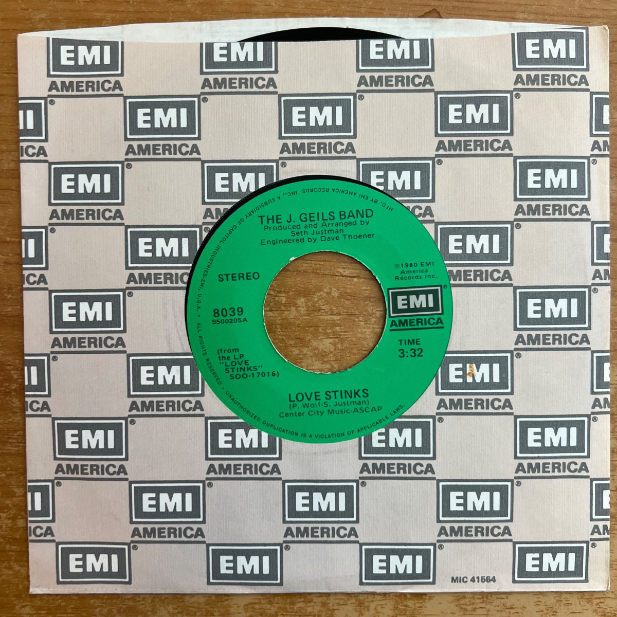 J. Geils Band - Love Stinks / 1. US-Press. 1980 - (VG++/M-)
