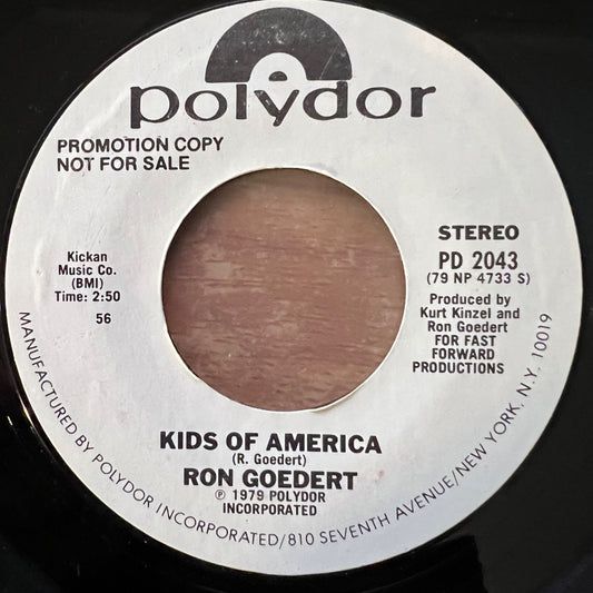 Ron Goedert - Kids Of America / US-Promo 1979 - (VG++/Neutral)