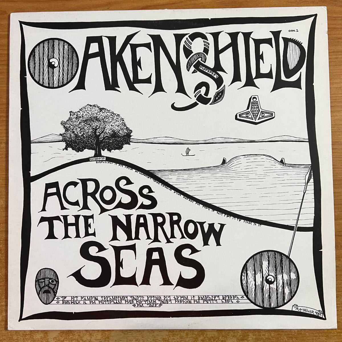 Oakenshield - Across The Narrow Seas / 1. UK-Press. 1983 - (M-/VG++)