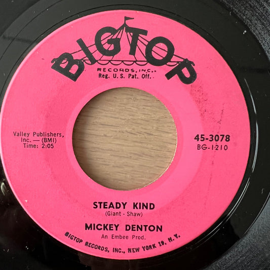 Mickey Denton - Steady Kind / 1. US-Press. 1961 - (VG+/Neutral)