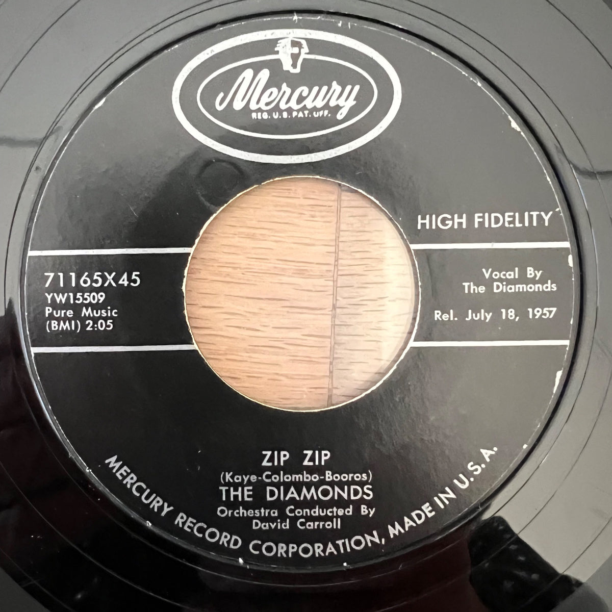 Diamonds - Zip Zip / 1. US-Press. 1957 - (VG+/Neutral)