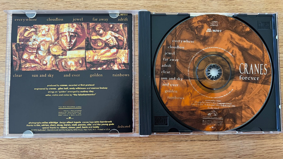 Cranes - Forever / CD - 1st US Press. 1993 - (M-/M-)