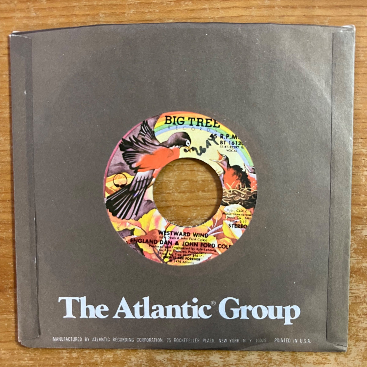 England Dan & John Ford Coley - Westward Wind / 1. US-Press. 1978 - (VG++/VG++)