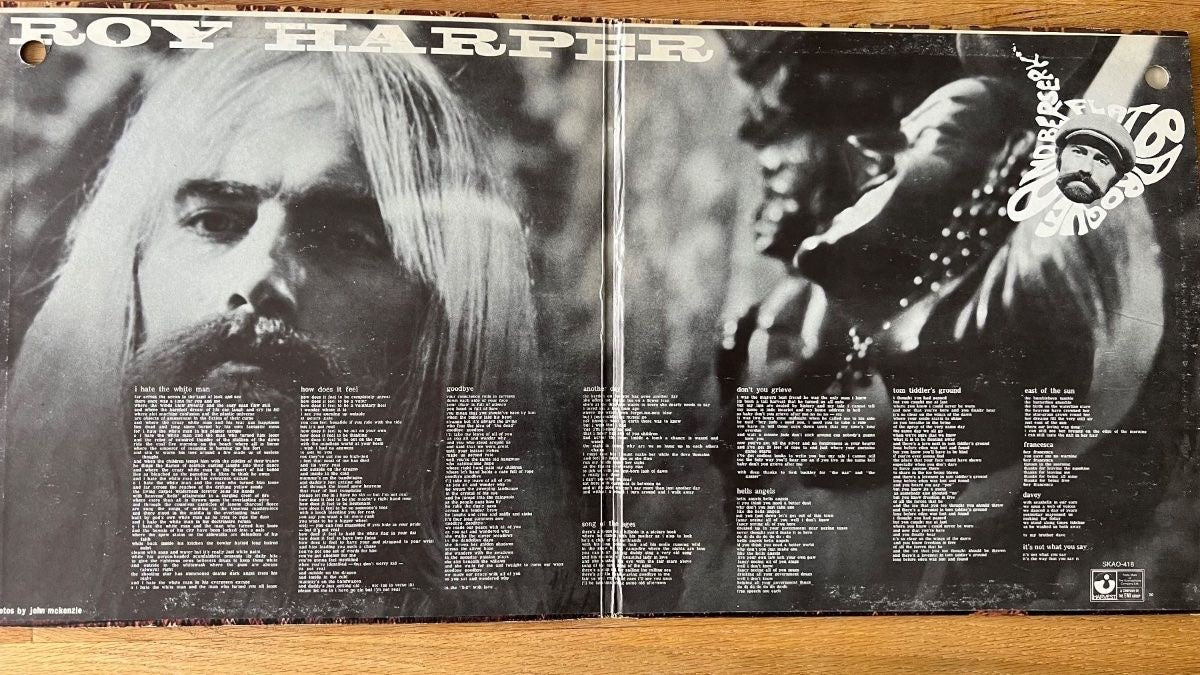 Roy Harper - Flat Baroque And Berserk / 1ère édition américaine. 1970 - (M-/VG+)