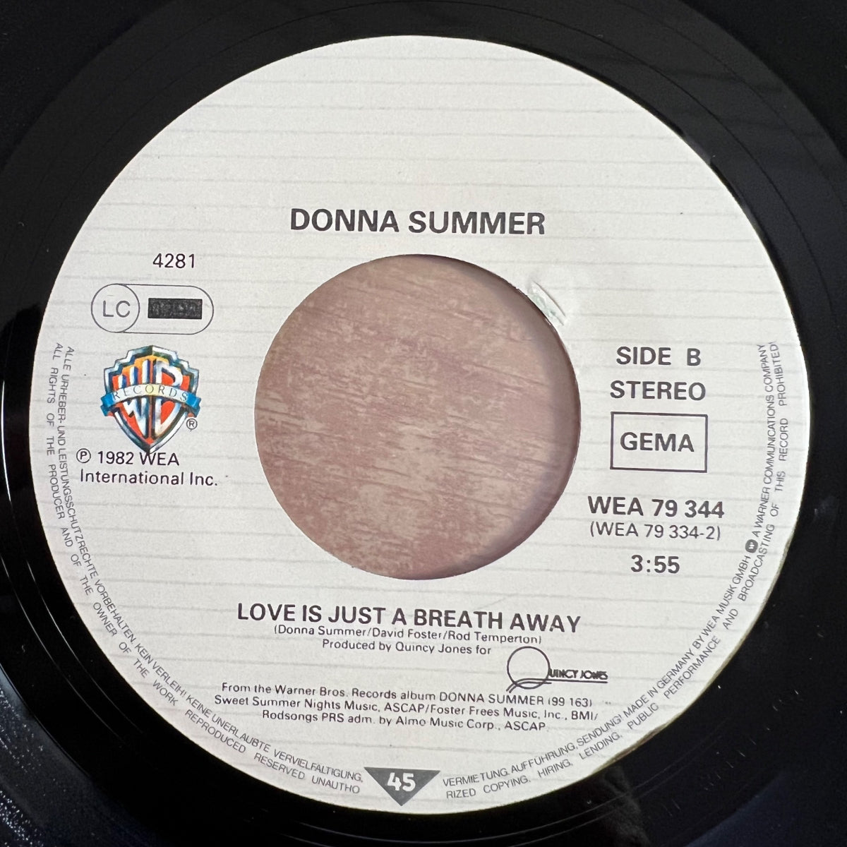 Donna Summer - State Of Independence / 1. D-Press. 1982 - (VG++/VG++)