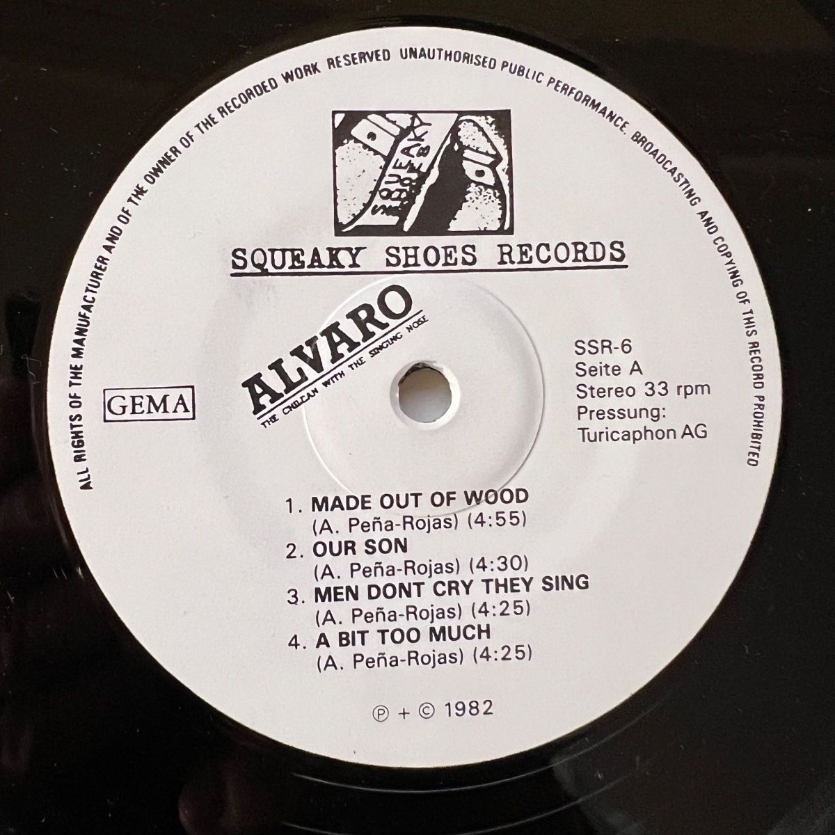 Alvaro - Repetition Kills / 1. UK-Press. 1982 signed - (M-/VG++)