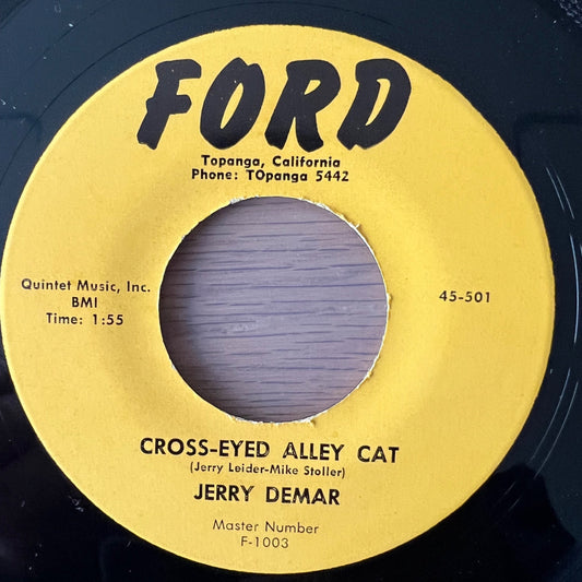 Jerry Demar - Cross-Eyed Alley Cat / US-Press. 1975 - (M-/Neutral)
