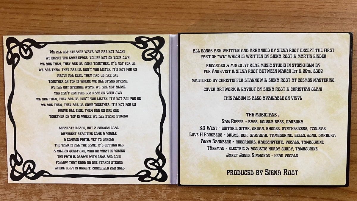 Siena Root - Different Realities / CD - 1er exemplaire, Suède, 2009 - Digipak - (M-/M-)