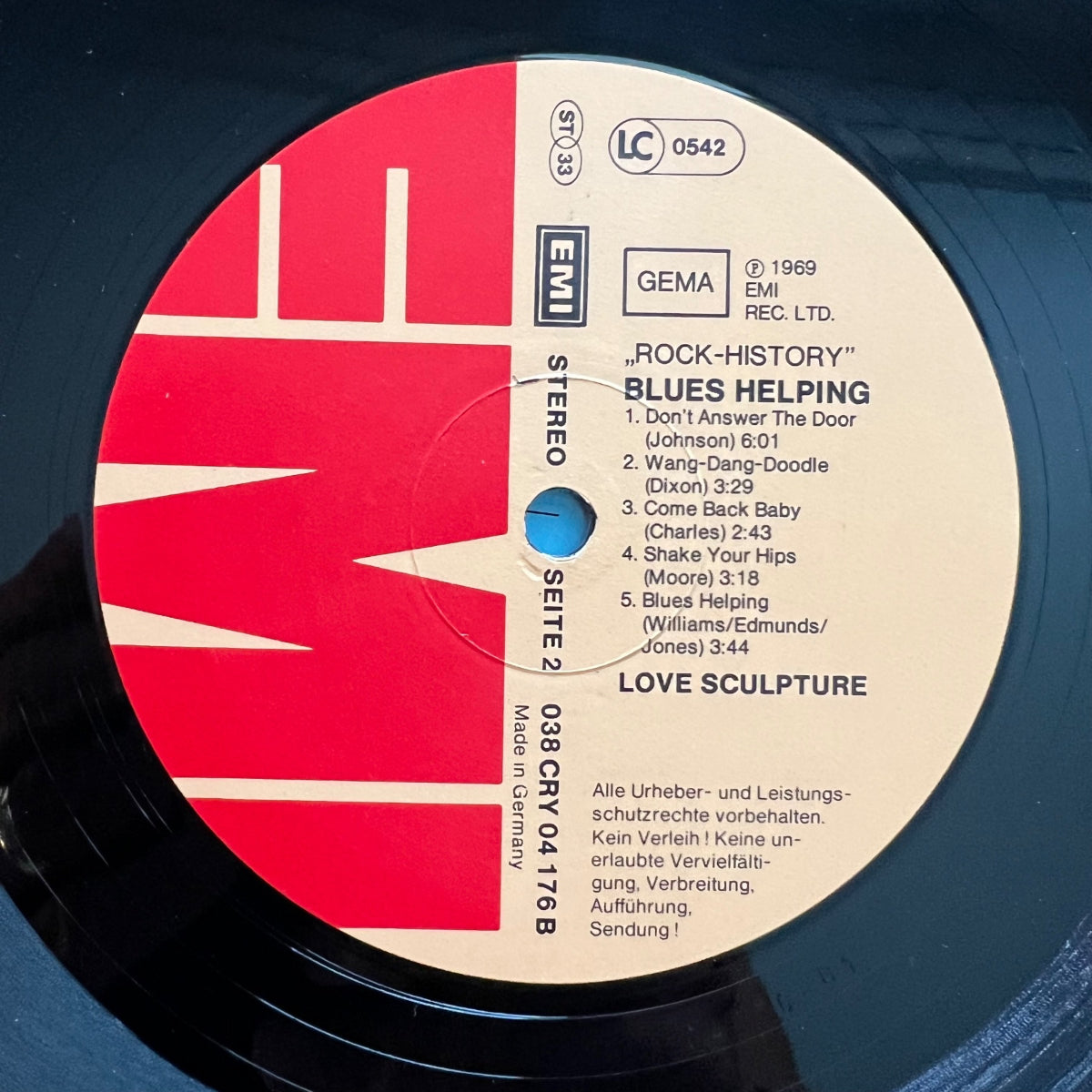 Love Sculpture - Blues Helping / D-Press. RE - (M-/VG++)