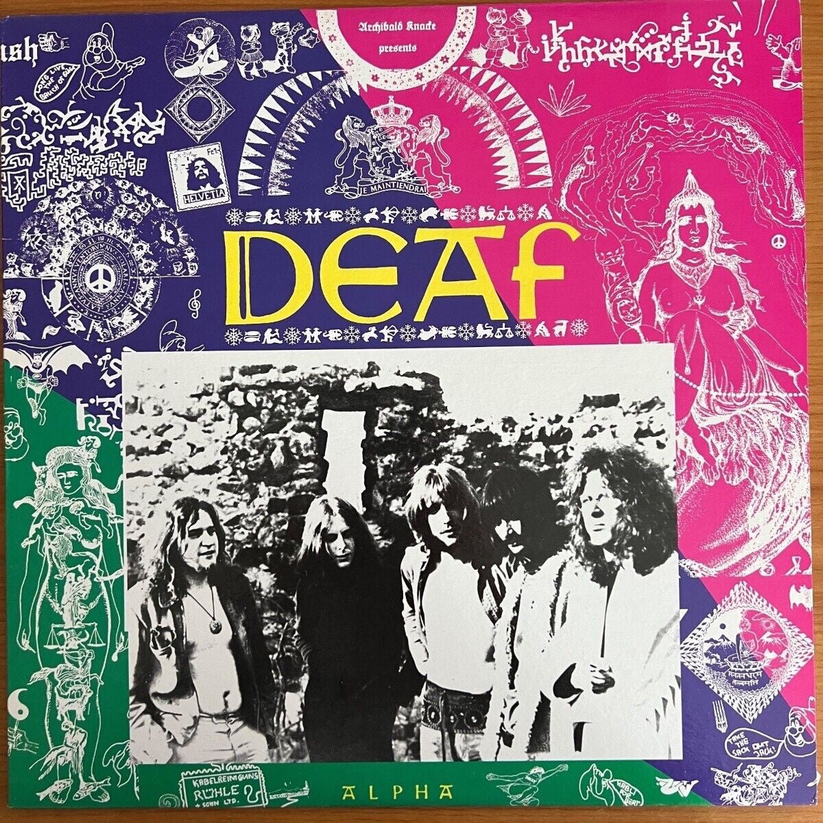 Deaf - Alpha / LP - 1. Swiss-Press. 1994 - (M-/M-)