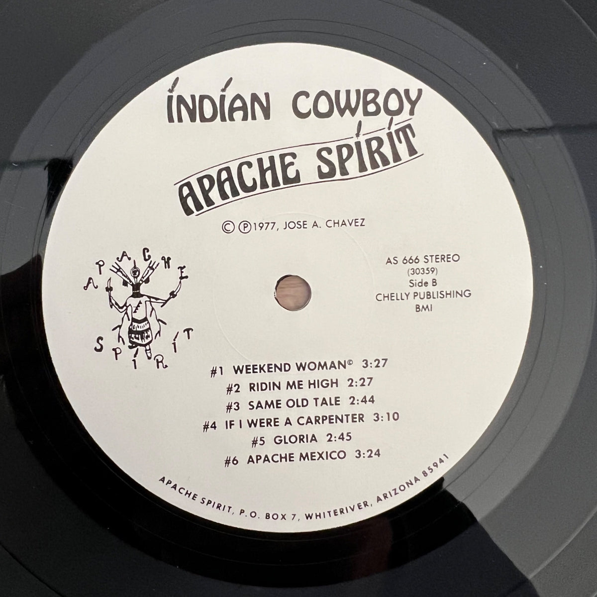 Apache Spirit - Indian Cowboy / 1. US-Press. 1977 - (M-/VG++)
