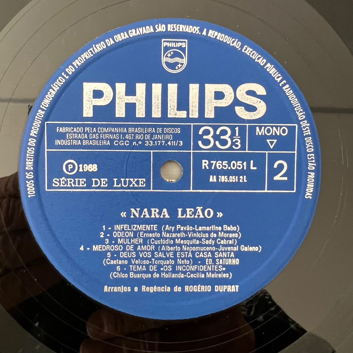 Nara Leão - Same / 1. Brasil-Press. 1968 - (M-/M-)