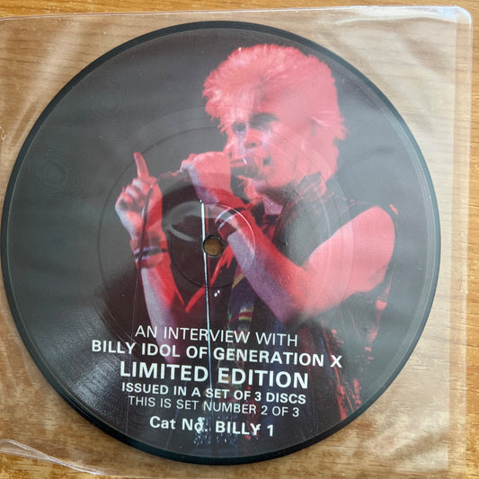 Billy Idol - An Interview With Billy Idol Of Generation X / 1. UK-Press. 198? - (VG+/Neutral)
