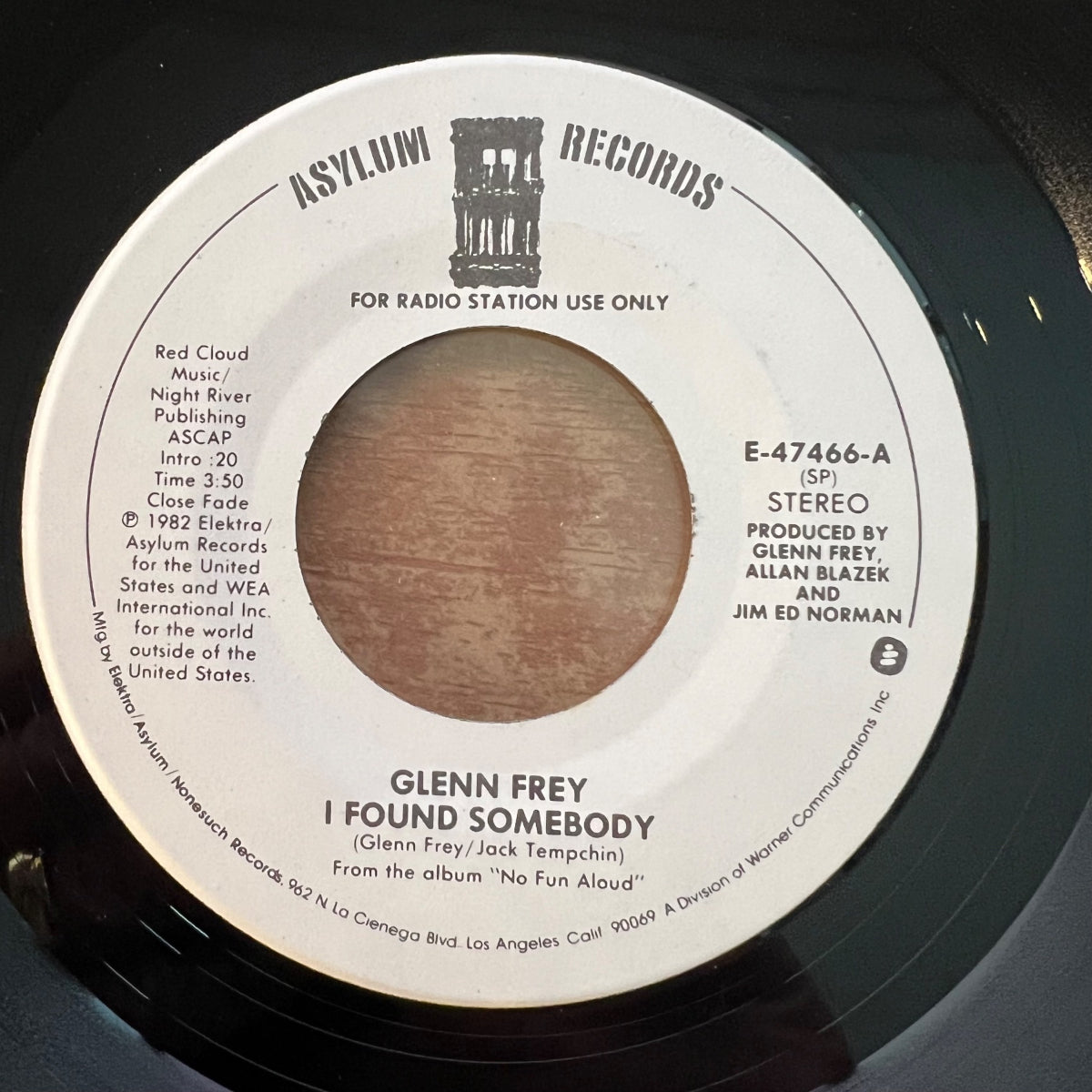 Glenn Frey - I Found Somebody / US-Promo 1982 - (M-/Neutral)