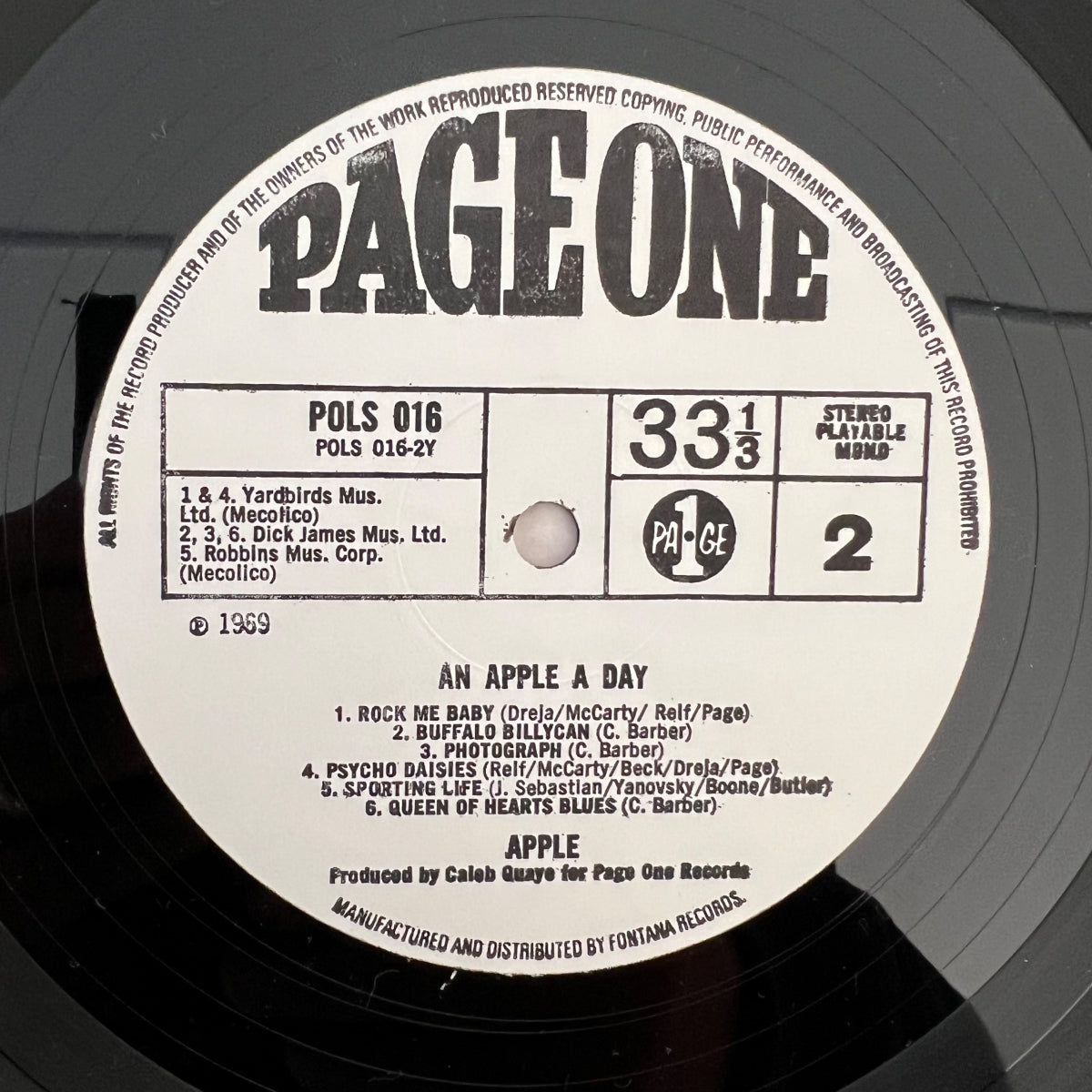 Apple - An Apple A Day / Reissue - Toller 60's Rock - (M-/VG++)