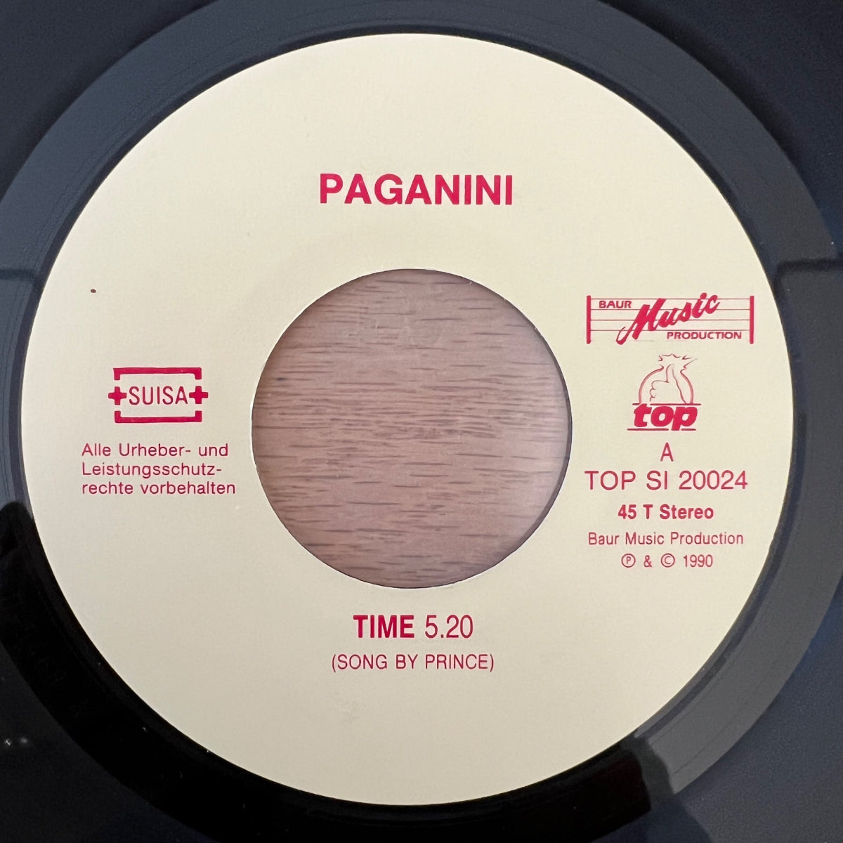 Paganini - Time / 1. Swiss Press. 1990 - Hard Rock de Coire - (VG++/VG++)