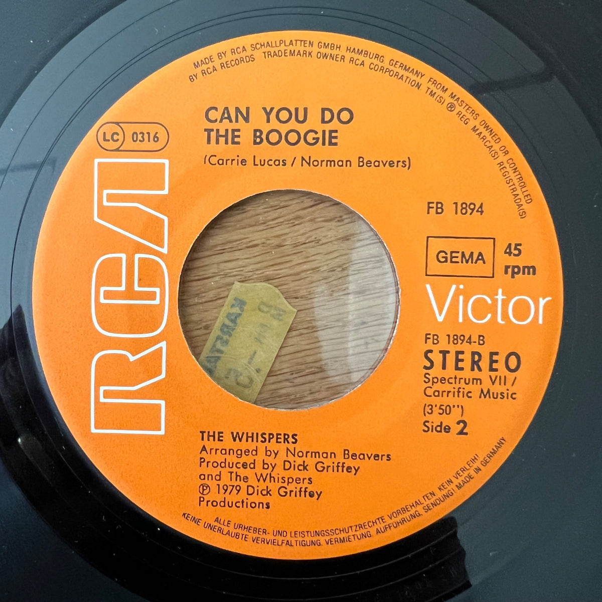 Whispers - And The Beat Goes On / 1. D-Press. 1979 - (M-/M-)