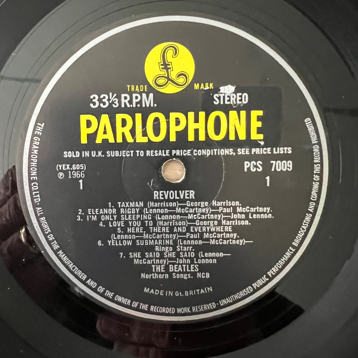 Beatles - Revolver / 1. UK-Press. 1966 - K.T. & Doctor Robert on Label - (VG++/VG++)