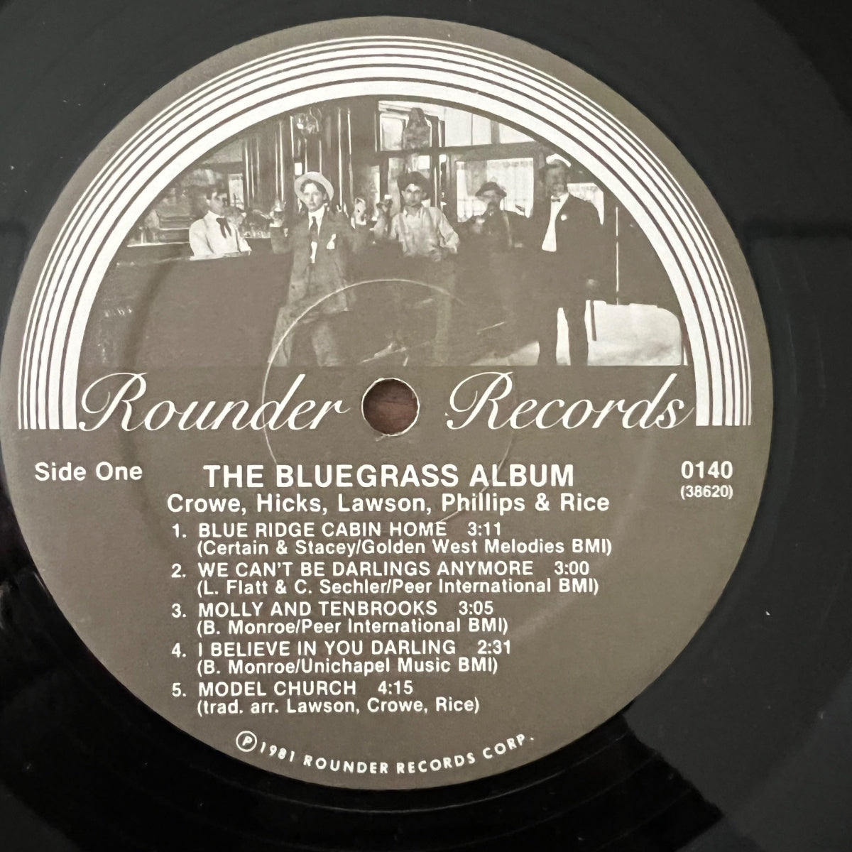 J.D. Crowe, Tony Rice, Bobby Hicks, Doyle Lawson, Todd Phillips .- The Bluegrass Album / 1.US-Press. 1981