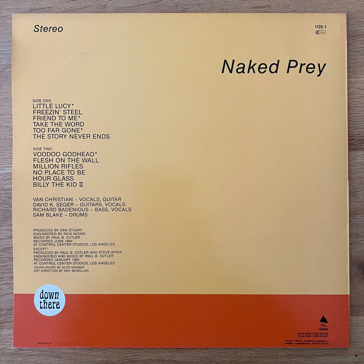 Naked Prey - Same / 1. NL-Press. 1987 - (M-/M-)