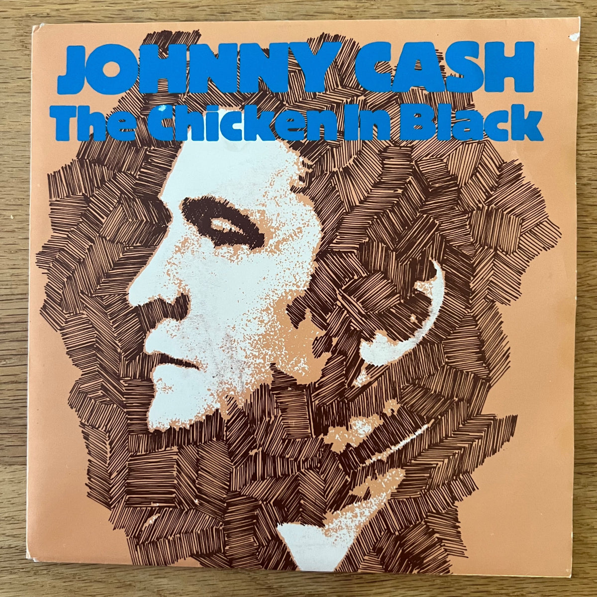 Johnny Cash - Chicken In Black / 1. NL-Press. 1984 - (M-/M-)